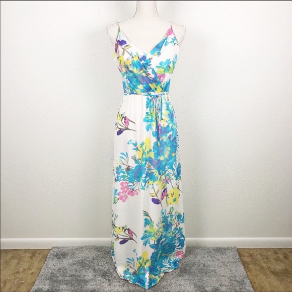 Yumi Kim Dresses & Skirts - Yumi Kim Cleo floral silk Maxi slip dress vacation XS